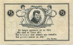 Gardelegen - Kaufmännischer Verein eV - 1.1.1921 - 1.1.1922 - 25 Pfennig 