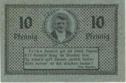 Gardelegen - Kaufmännischer Verein eV - 1.3.1921 - 1.4.1922 - 10 Pfennig 
