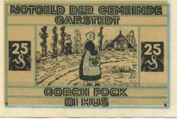 Garstedt (heute: Norderstedt) - Gemeinde - -- - 25 Pfennig 