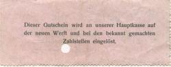 Geestemünde (heute: Bremerhaven) - Seebeck, Gustav, AG, Schiffswerft, Maschenfabrik und Trockendocks, Neue Werft - 21.8.1914 - 10 Mark 