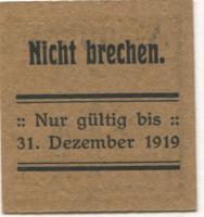 Geislingen - Württembergische Metallwarenfabrik, Fabrik-Wirtschaft -  - 31.12.1919 - 1 Pfennig 