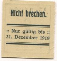 Geislingen - Württembergische Metallwarenfabrik, Fabrik-Wirtschaft -  - 31.12.1919 - 2 Pfennig 