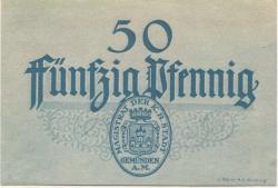 Gemünden - Stadt - -- - 50 Pfennig 