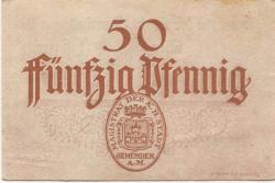 Gemünden - Stadt - 1921 - 50 Pfennig 