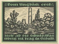 Genthin - Stadt - 1.7.1921 - 1 Mark