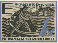 Gera - Stadt - 1.5.1921 - 1 Mark