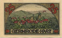 Gernrode (heute: Quedlinburg) - Stadt - 9.5.1921 - 25 Pfennig