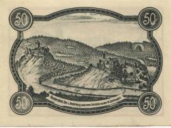 Gerolstein - Eifeler Verkehrsverein eV - 5.12.1921 - 50 Pfennig