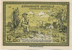 Gifhorn - Stadt - 1.6.1921 - 10 Pfennig