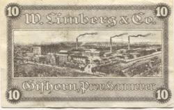 Gifhorn - Limberg, W., & Co, Glasfabrik - 1.3.1920 - 10 Pfennig