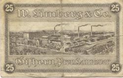 Gifhorn - Limberg, W., & Co, Glasfabrik - 1.3.1920 - 25 Pfennig