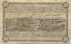 Gifhorn - Limberg, W., & Co, Glasfabrik - 1.3.1920 - 50 Pfennig