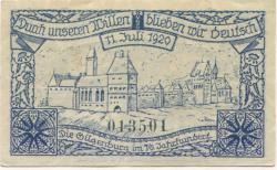 Gilgenburg (heute: PL-Dabrowno) - 1.10.1920 - 50 Pfennig