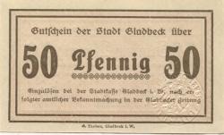 Gladbeck - Gemeinde - 1.4.1920 - 50 Pfennig