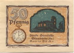 Glashütte - Stadt - 1.8.1921 - 50 Pfennig