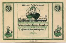 Glatz (heute: PL-Klodzko) - Stadt - - 31.12.1921 - 50 Pfennig