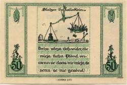 Glatz (heute: PL-Klodzko) - Stadt - - 31.12.1921 - 50 Pfennig