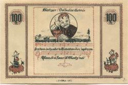 Glatz (heute: PL-Klodzko) - Stadt - - 31.12.1921 - 100 Pfennig