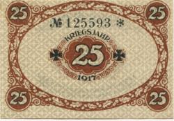 Glauchau - Amtshauptmannschaft - 1917 - 31.12.1918 - 25 Pfennig