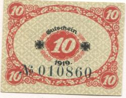 Glauchau - Amtshauptmannschaft - 1919 - 31.12.1920 - 10 Pfennig