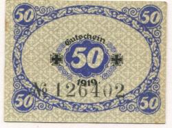 Glauchau - Amtshauptmannschaft - 1919 - 31.12.1920 - 50 Pfennig