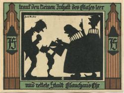 Glauchau - Stadt - 1.5.1921 - 75 Pfennig