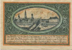Glogau (heute: PL-Glogow) - Stadt - - 31.12.1920 - 5 Pfennig 