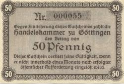 Göttingen - Handelskammer - 26.4.1917 - 50 Pfennig 