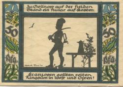 Gollnow (heute: PL-Goleniow) - Stadt - 3.8.1921 - 50 Pfennig