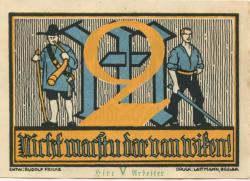 Goslar - Stadt - 2.7.1922 - 31.12.1922 - 2 Mark 
