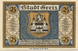Greiz - Stadt - 5.9.1921 - 25 Pfennig
