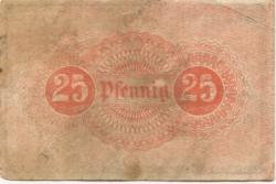 Greiz - Greizer Bankverein eGmbH - 1.1.1917 - 31.12.1918 - 25 Pfennig