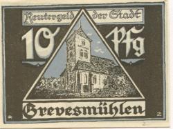 Grevesmühlen - Stadt - - 30.4.1922 - 10 Pfennig
