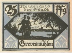 Grevesmühlen - Stadt - - 30.4.1922 - 25 Pfennig