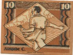 Grimma - Amtshauptmannschaft - 1.12.1920 - 30.6.1921 - 10 Pfennig