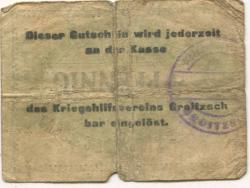 Groitzsch - Kriegshilfsverein - -- - 5 Pfennig