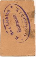 Groitzsch - Liebing, E. Max. Bäckermeister - -- - 10 Pfennig