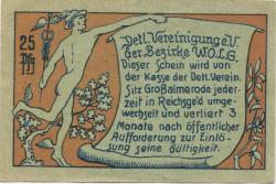 Großalmerode - Detaillisten-Vereinigung der Bezirke Witzenhausen, Oberkaufungen, Lichtenau, Großalmerode eV - -- - 25 Pfennig
