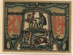 Großbreitenbach - Stadt - 20.8.1921 - 20 Pfennig
