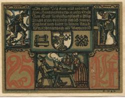 Großbreitenbach - Stadt - 20.8.1921 - 25 Pfennig