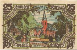 Groß-Flottbek (heute: Hamburg) - Gemeinde - 1.6.1921 - 1.9.1921 - 25 Pfennig