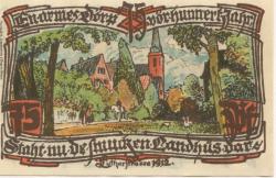 Groß-Flottbek (heute: Hamburg) - Gemeinde - 1.6.1921 - 1.9.1921 - 75 Pfennig