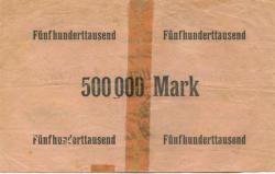Großhartmannsdorf - Sparkasse - 17.8.1923 - 500000 Mark