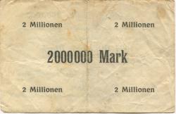 Großhartmannsdorf - Sparkasse - 17.8.1923 - 2 Millionen Mark