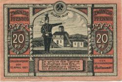 Großkamsdorf (heute: Kamsdorf) - Gemeinde - 15.4.1921 - 20 Pfennig