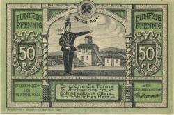 Großkamsdorf (heute: Kamsdorf) - Gemeinde - 15.4.1921 - 50 Pfennig