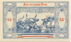 Groß-Nordende - Gemeinde - 1.9.1921 - 31.12.1921 - 25 Pfennig