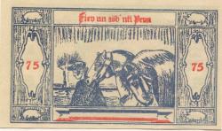 Groß-Nordende - Gemeinde - 1.9.1921 - 31.12.1921 - 75 Pfennig