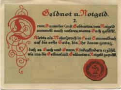 Großrudestedt - Gemeinde - 1.10.1921 - 50 Pfennig