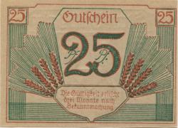 Groß Salze (heute: Schönebeck) - Stadt - 10.8.1920 - 25 Pfennig